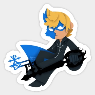 Dual-wielding Roxas Sticker